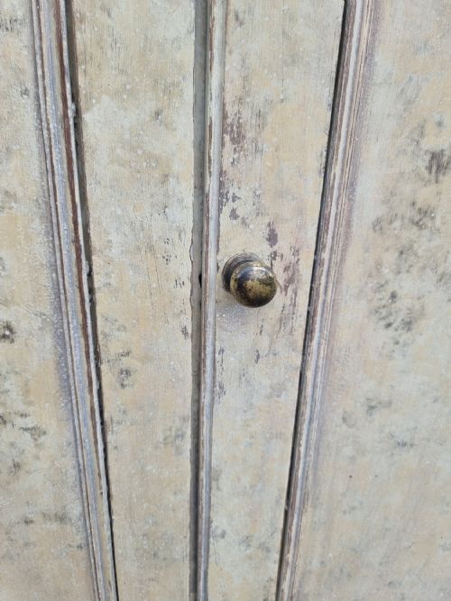 18TH CENTURY PAINTED 2 PART CORNER CUPBOARD CIRCA 1790 ENGLISH - ADDITIONAL PHOTO 7