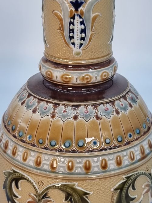 A PAIR OF GERMAN METTLACH POTTERY VASES CIRCA 1890 - ADDITIONAL PHOTO 20