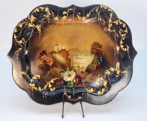 PAPIER MCH TRAY ENGLISH CIRCA 1840