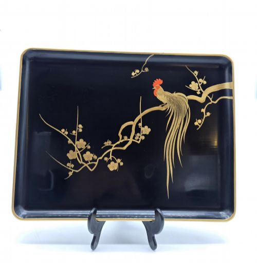 A RARE JAPANESE HAND PAINTED LACQUER COCKTAIL SET C1920 - ADDITIONAL PHOTO 10