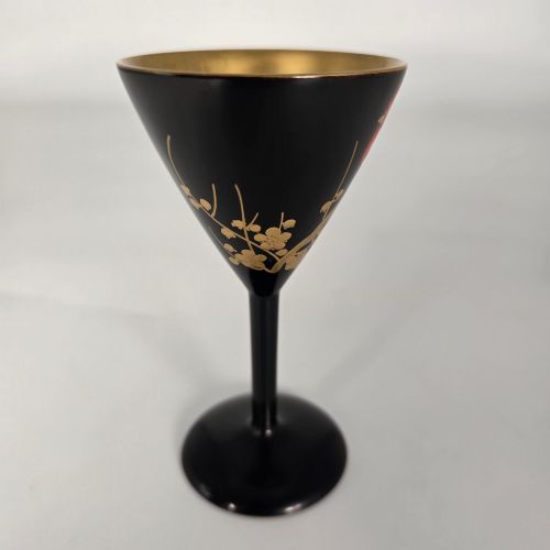 A RARE JAPANESE HAND PAINTED LACQUER COCKTAIL SET C1920 - ADDITIONAL PHOTO 13