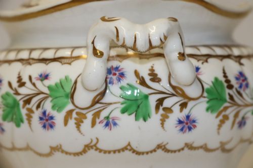 SPODE FELSPAR PORCELAIN SUCRIER WITH THE ANGOULEME PATTERN CIRCA 1830 - ADDITIONAL PHOTO 5