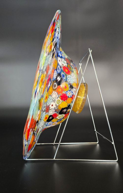 A LARGE MURANO MILLEFIORI GLASS BOWL C1930 - ADDITIONAL PHOTO 1