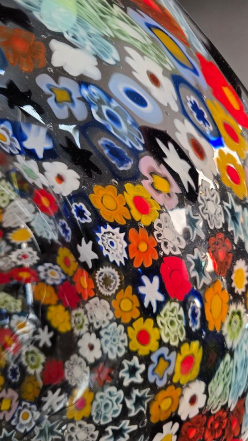 A LARGE MURANO MILLEFIORI GLASS BOWL C1930 - ADDITIONAL PHOTO 5
