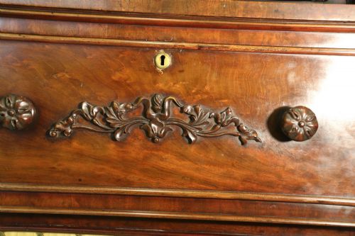 SMALL REGENCY PERIOD SECRETAIRE BOOKCASE FIGURED MAHOGANY BY GILLOWS OF LANCASTER C 1830 DATE ERA - ADDITIONAL PHOTO 8