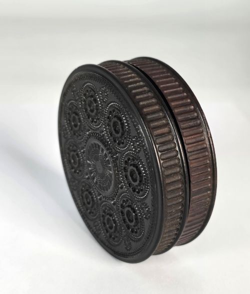 19TH CENTURY EBONY ENGINE TURNED SNUFF BOX - ADDITIONAL PHOTO 3