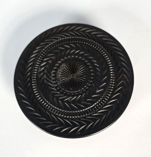 19TH CENTURY EBONY ENGINE TURNED SNUFF BOX - ADDITIONAL PHOTO 8