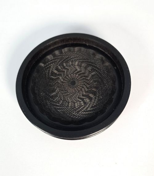 19TH CENTURY EBONY ENGINE TURNED SNUFF BOX - ADDITIONAL PHOTO 9