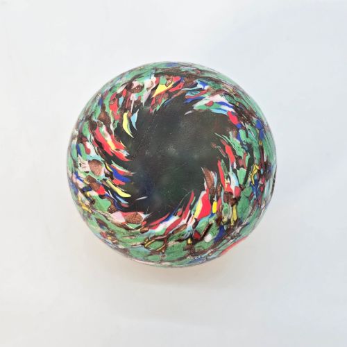 A RARE MURANO DATED GLASS PAPERWEIGHT - ADDITIONAL PHOTO 7