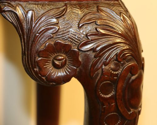 18TH CENTURY IRISH MAHOGANY CONCERTINA ACTION CARD TABLE CIRCA 1750 - ADDITIONAL PHOTO 6