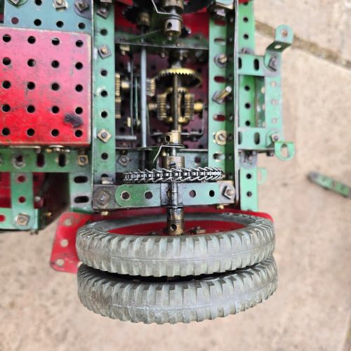 A FABULOUS 1930S MECCANO EXHIBITION MODEL OF A WOOD MANS TRUCK - ADDITIONAL PHOTO 12