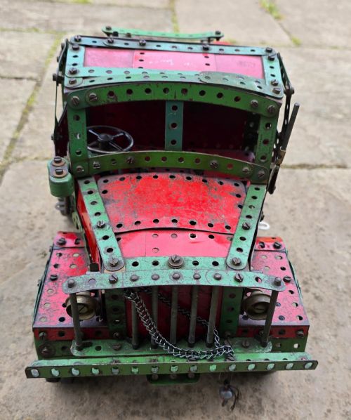 A FABULOUS 1930S MECCANO EXHIBITION MODEL OF A WOOD MANS TRUCK - ADDITIONAL PHOTO 14