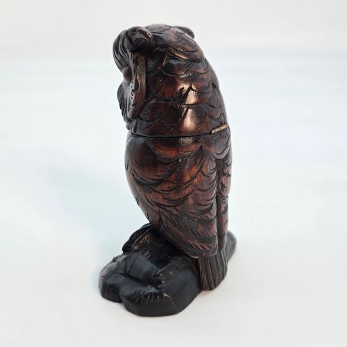A RARE SWISSBLACK FOREST OWL MATCH HOLDER - ADDITIONAL PHOTO 2