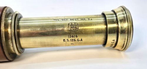 BRITISH WWII MILITARY SNIPER SPOTTING TELESCOPE BY BROADHURST CLARKSON LTD C1940 - ADDITIONAL PHOTO 7