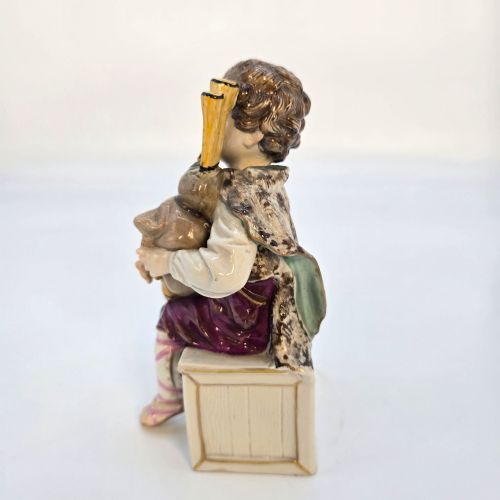 19TH CENTURY GERMAN PORCELAIN FIGURE BY THE VOLKSTEDT RUDOLSTADT FACTORY CIRCA 1880 - ADDITIONAL PHOTO 3