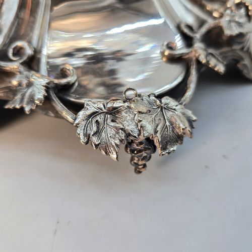 A SUPERB MID 19TH CENTURY ENGLISH SILVER PLATED CUT GLASS TABLE CENTREPIECE CIRCA 1860 - ADDITIONAL PHOTO 9