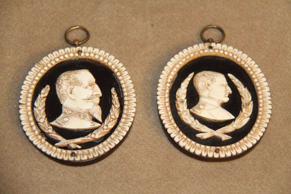 Napoleonic carved plaques