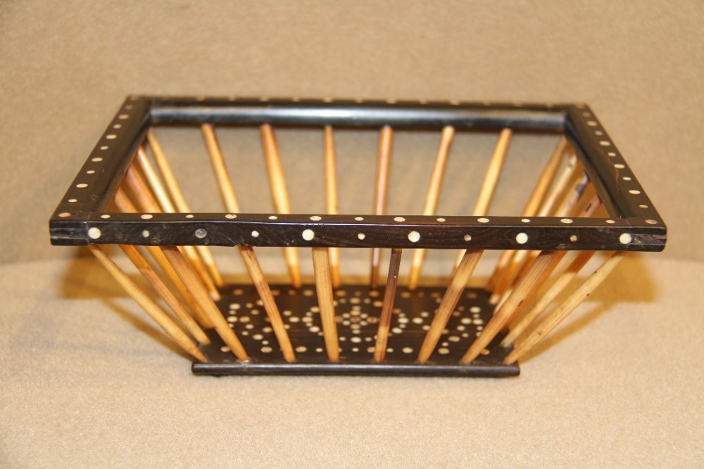 Porcupine quill bread basket