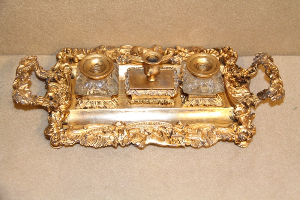 French Pen and Ink Stand