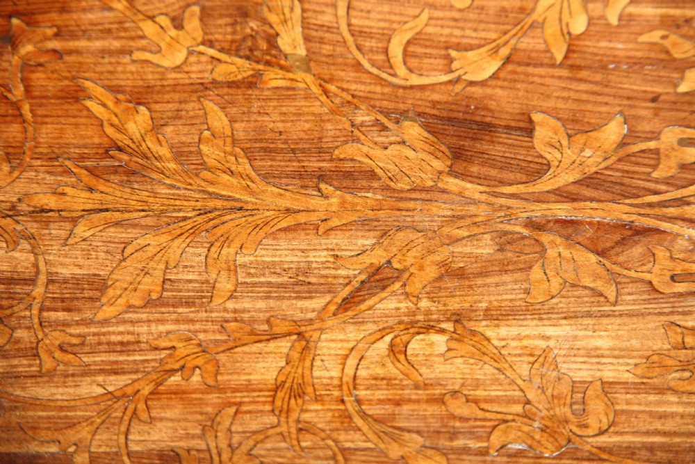 A fine George III Marquetry  Tray View III