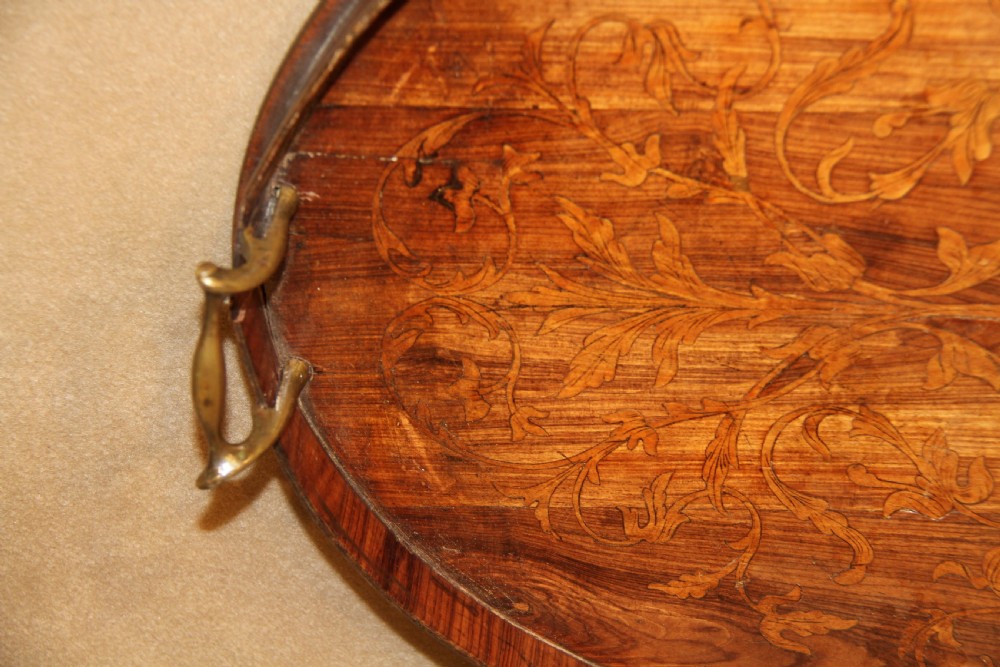 A fine George III Marquetry  Tray View VII