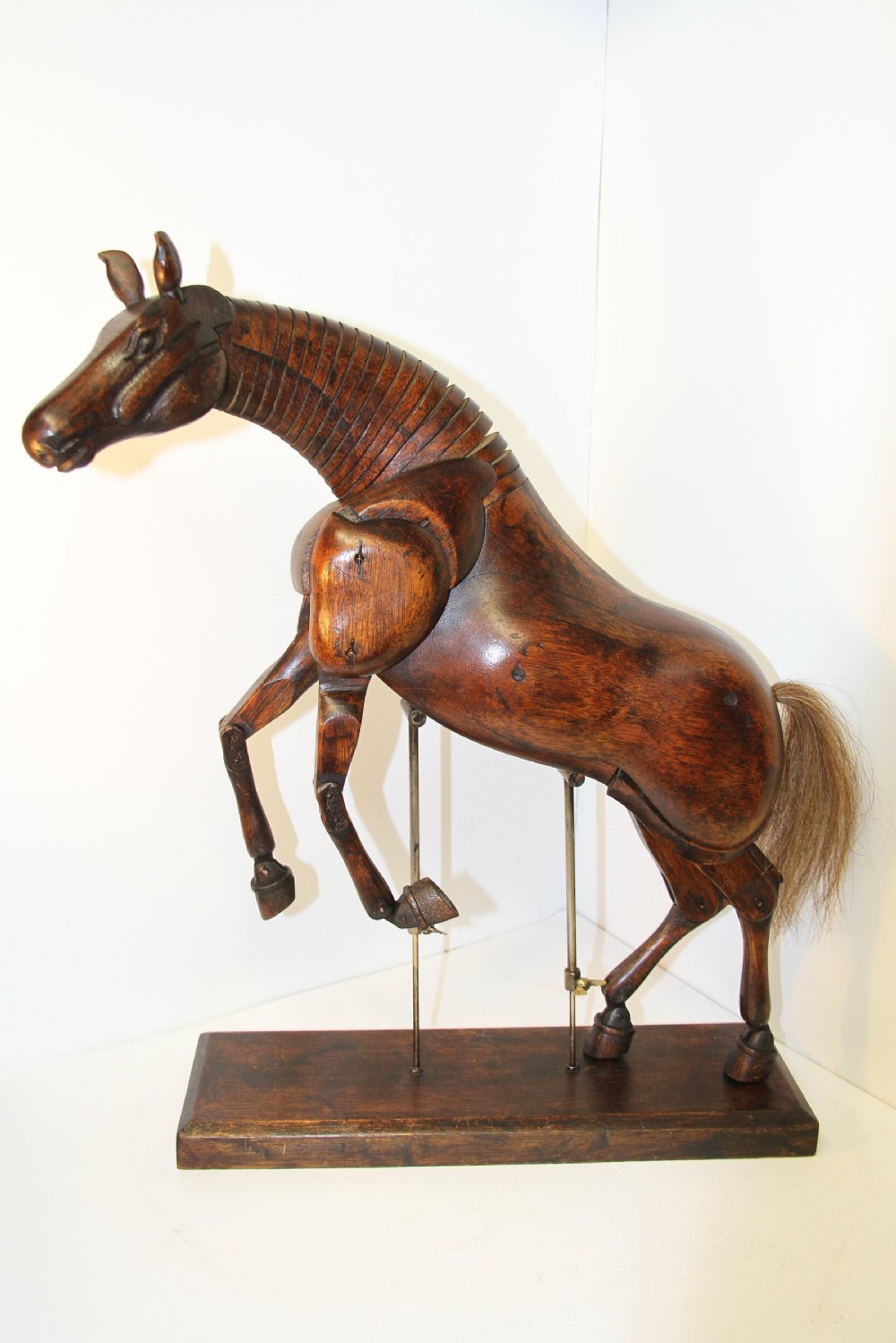 Artists Articulated mahogany Horse View II