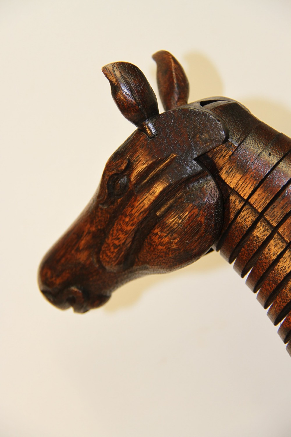 Artists Articulated mahogany Horse View VII