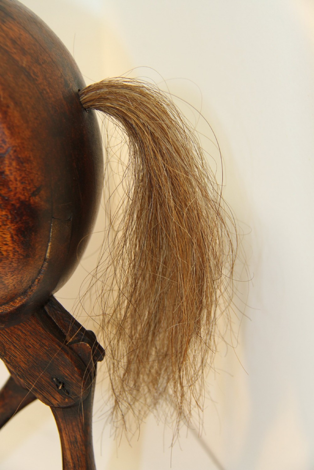 Artists Articulated mahogany Horse View IX