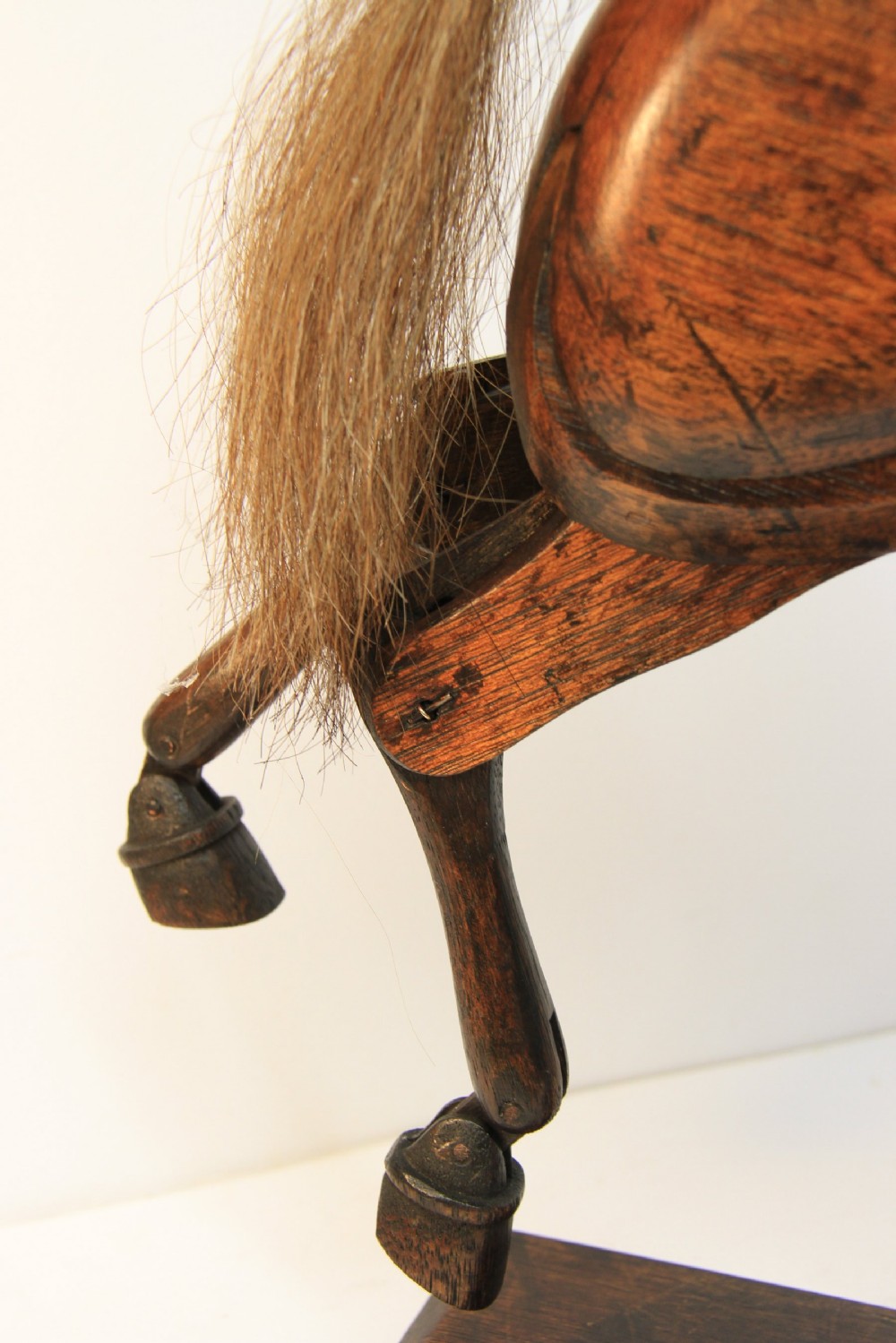 Artists Articulated mahogany Horse View XV