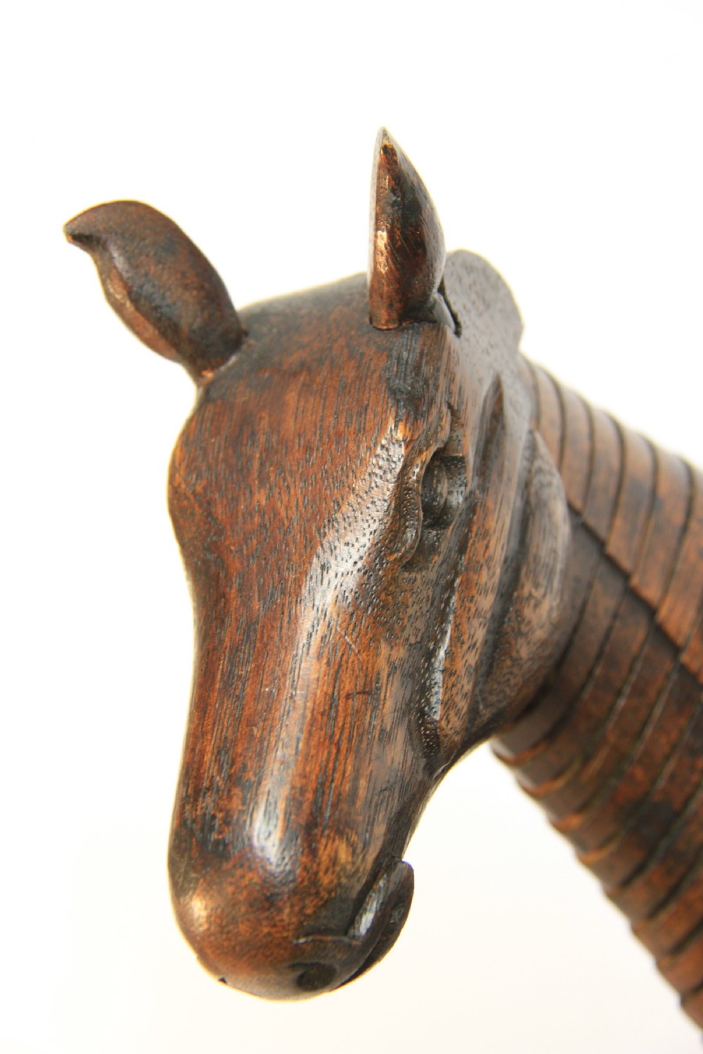 Artists Articulated mahogany Horse View XVII
