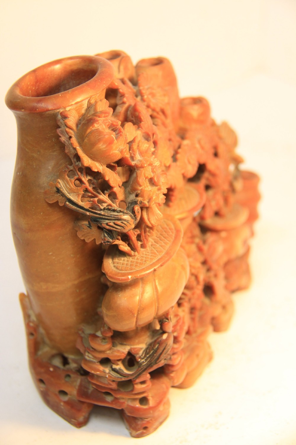 Ornate Chinese Soapstone  View IX