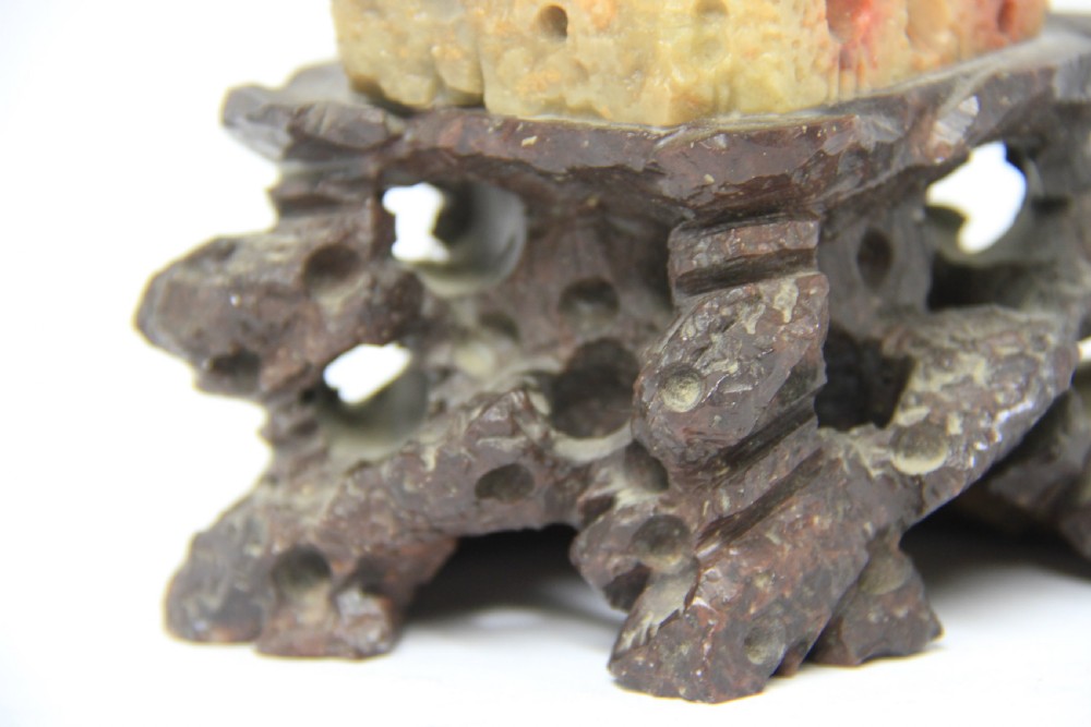 A fine Chinese  Soapstone carving View XIII