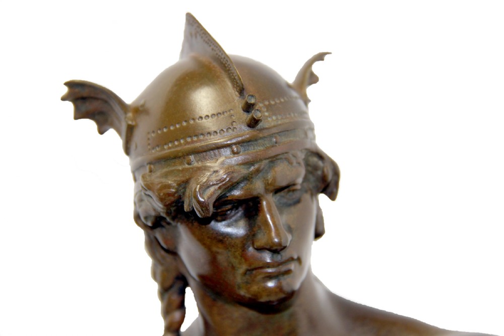 Impressive Bronze Figure of a Warrior, Sword Of Valor View XI