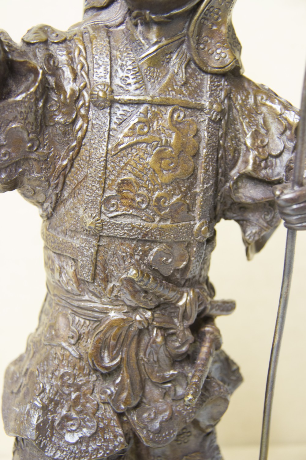 A Chinese bronze study of a Japanese Warrior View III