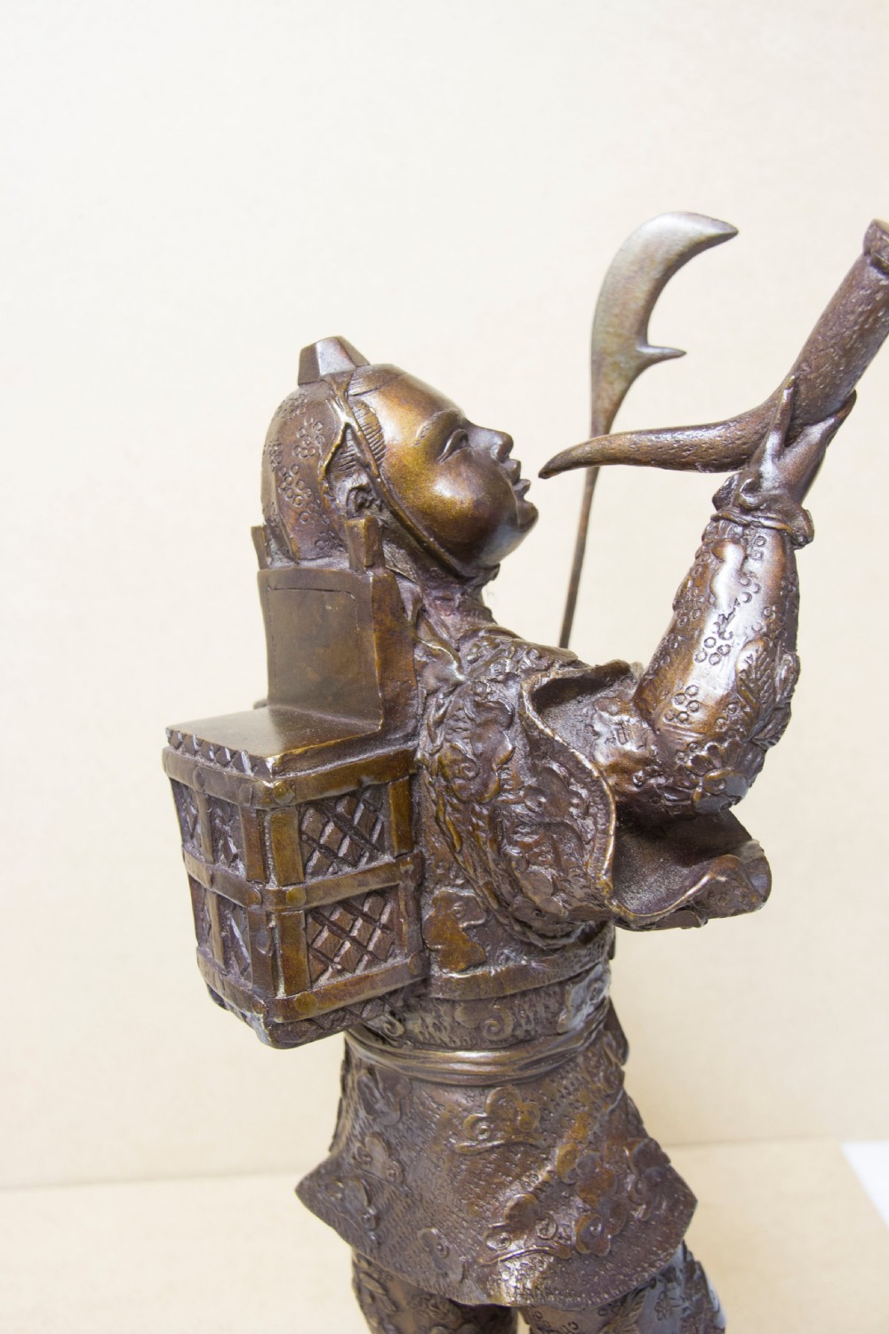 A Chinese bronze study of a Japanese Warrior View VIII