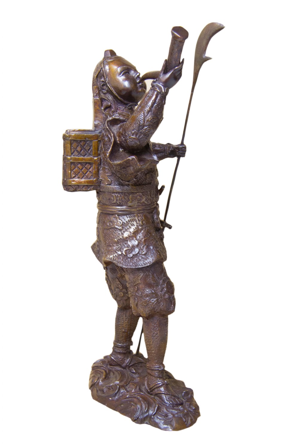 A Chinese bronze study of a Japanese Warrior View IX