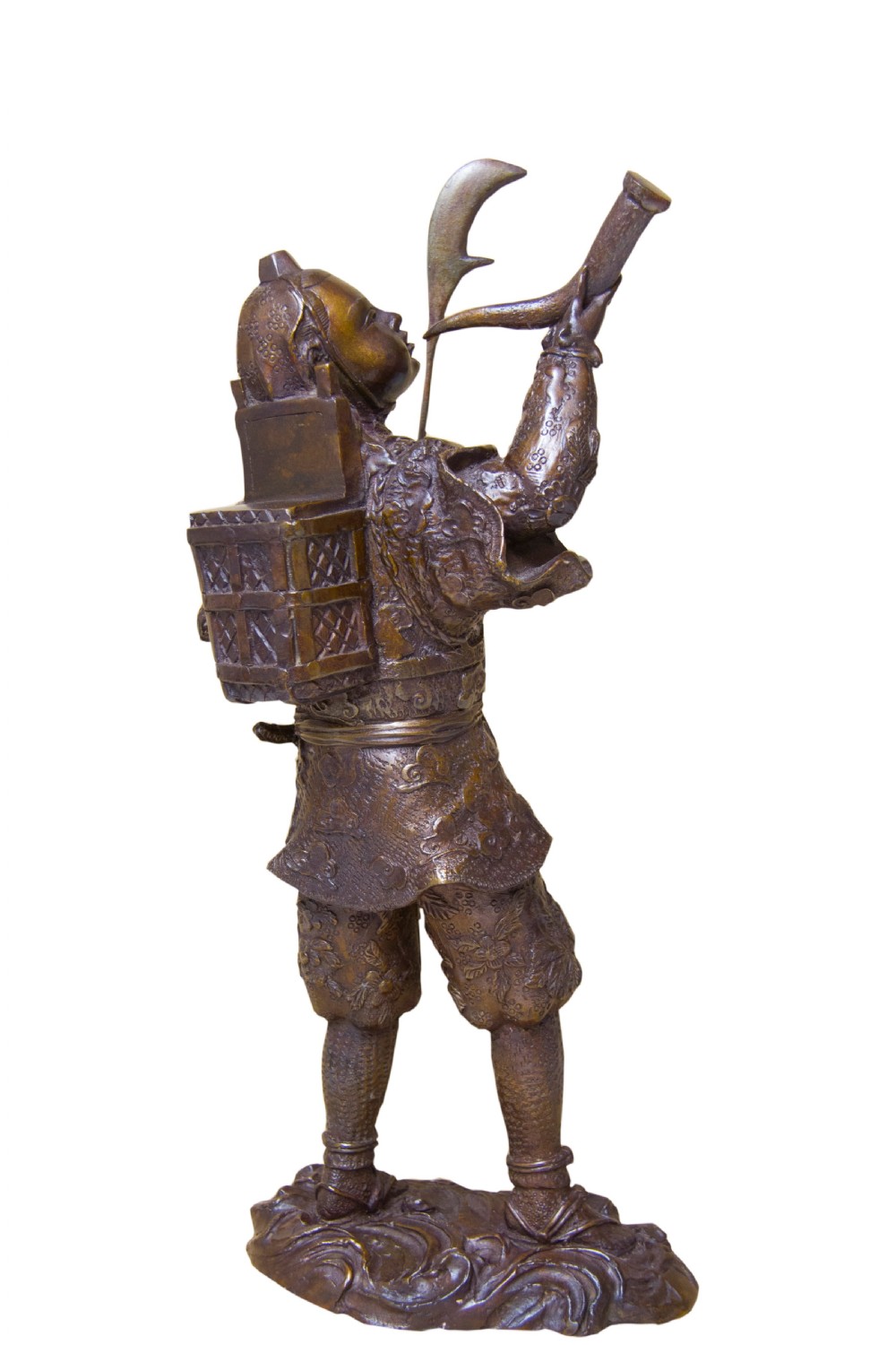 A Chinese bronze study of a Japanese Warrior View XI