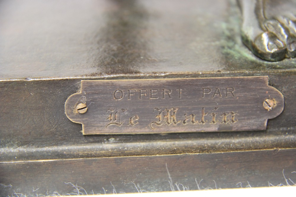 A rare bronze figure of a Athlete View XIII