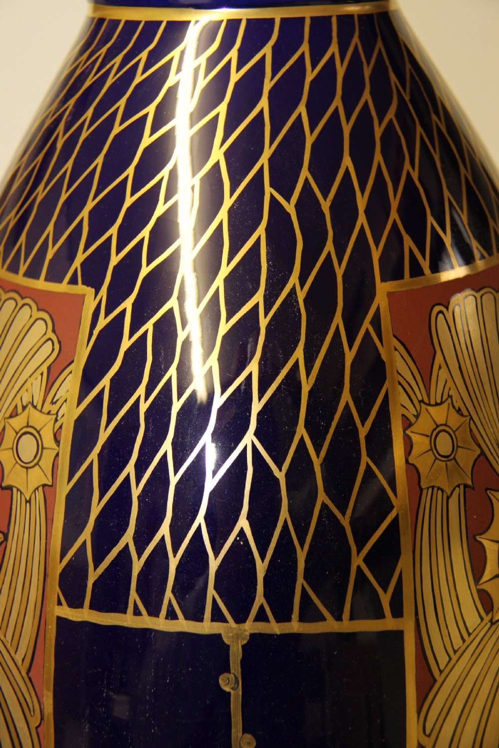 A large pair of French Pinon-Heuze pottery vases View VI