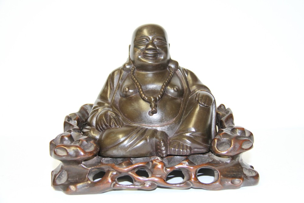 A Chinese bronze Buddha
