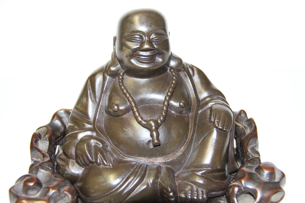 A Chinese bronze Buddha View VIII