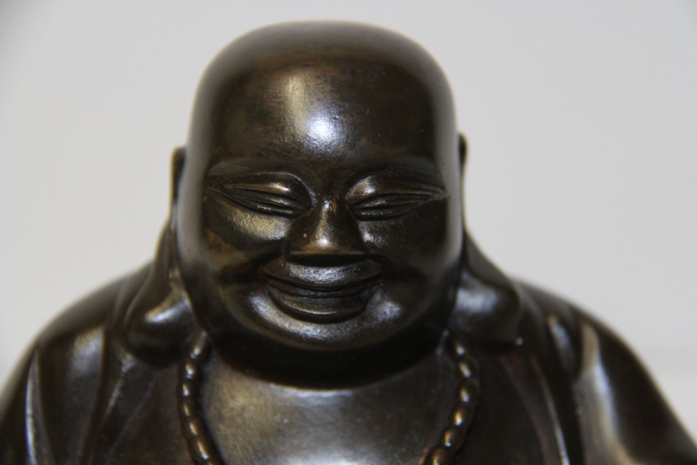 A Chinese bronze Buddha View IX
