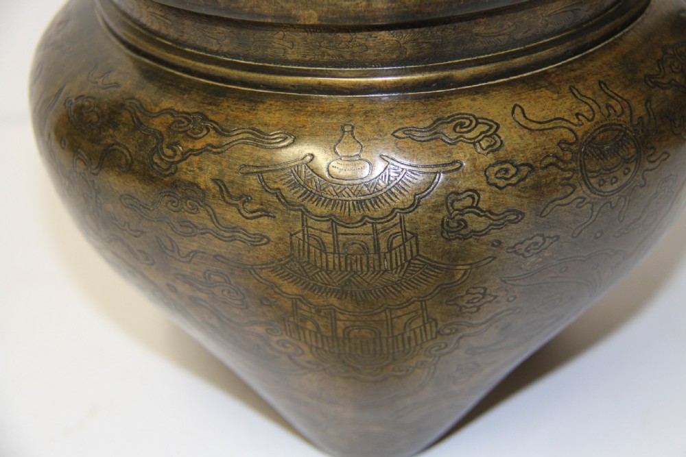 A Chinese bronze Censer View IX