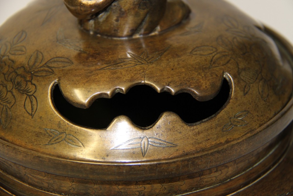 A Chinese bronze Censer View X