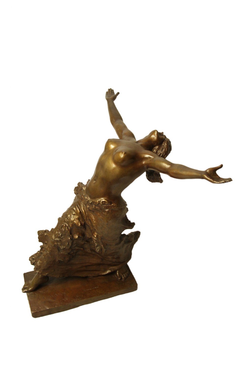 Early 20th century bronze L'incantation by Georges Lorin 