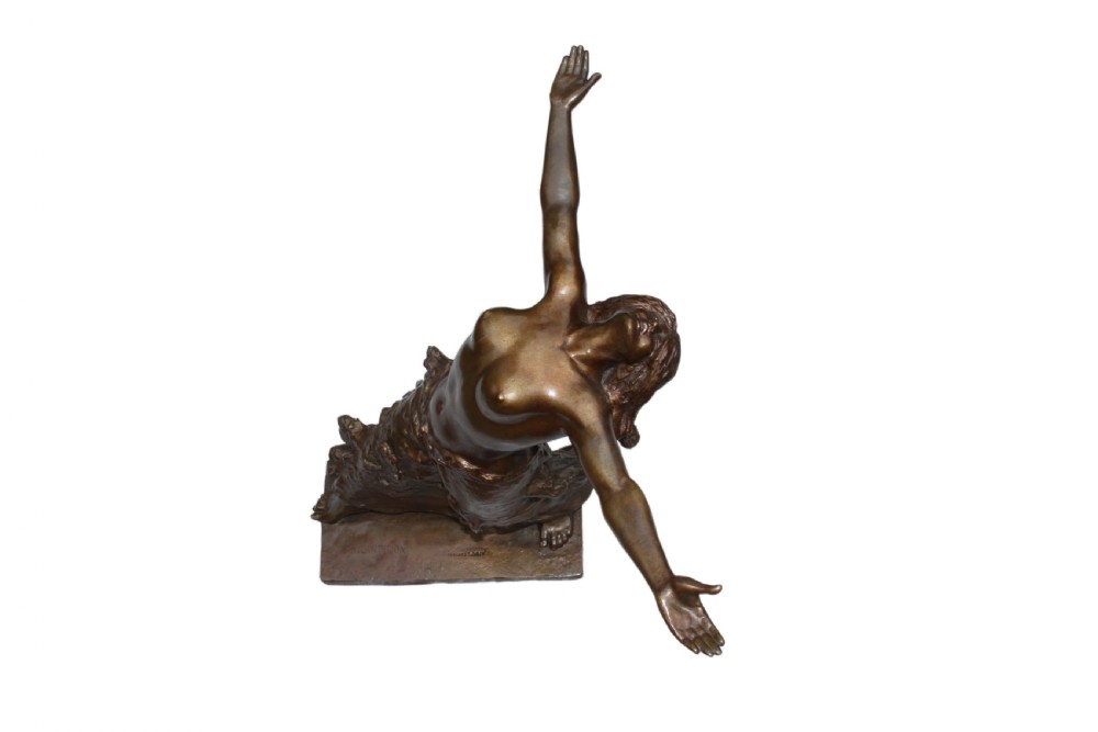 Early 20th century bronze L'incantation by Georges Lorin  View VI