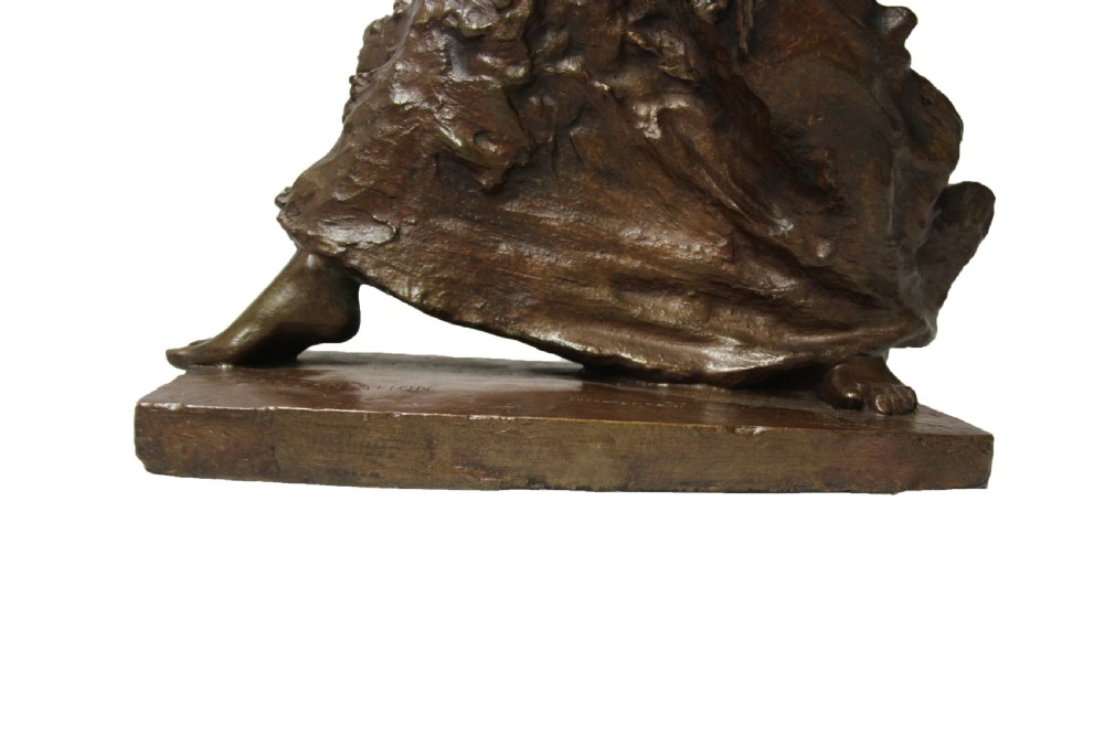 Early 20th century bronze L'incantation by Georges Lorin  View XI