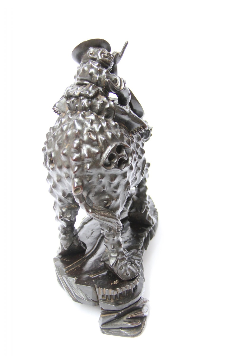 A pair of Chinese hardwood buffalo View VII