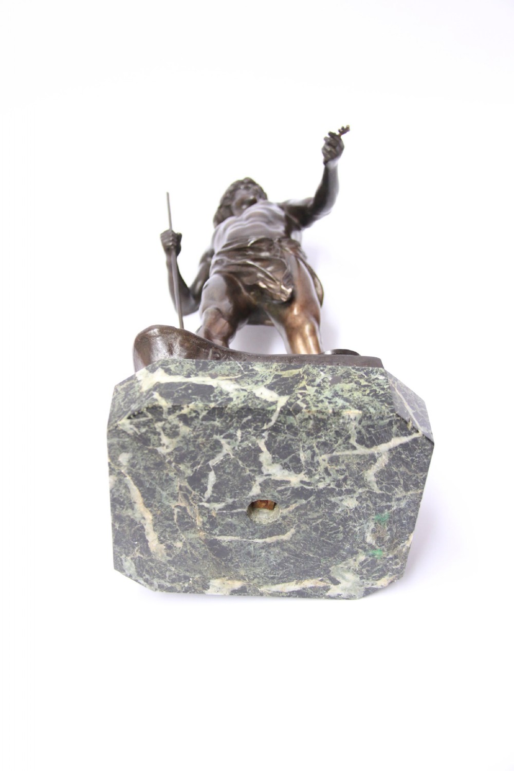 A fine French  bronze study of a agricultural worker 