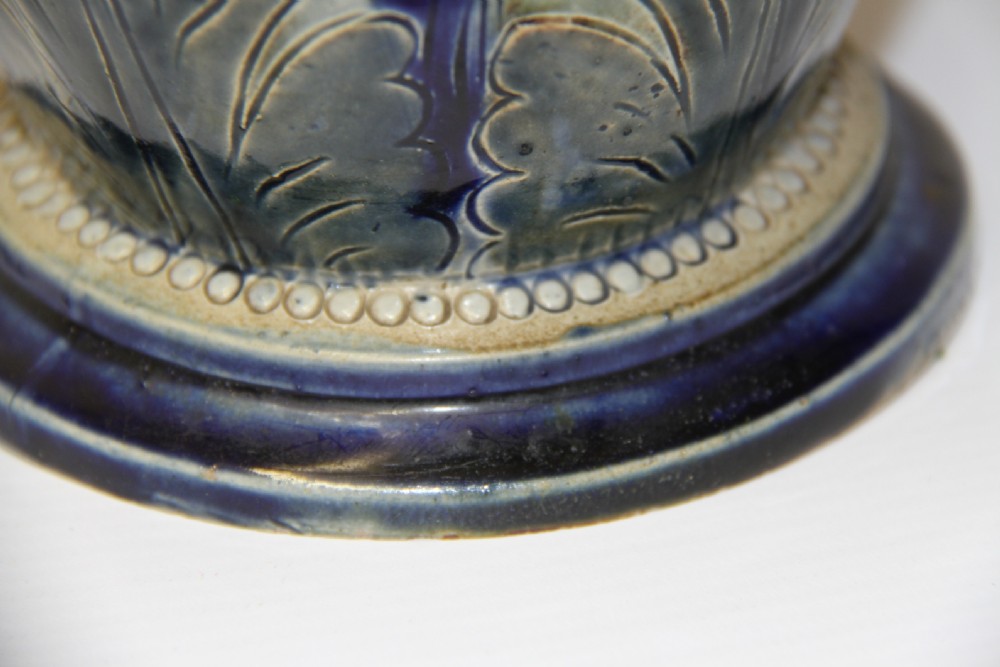 A rare large C.J.C. Bailey Fulham salt glazed stoneware pottery vase. View VII